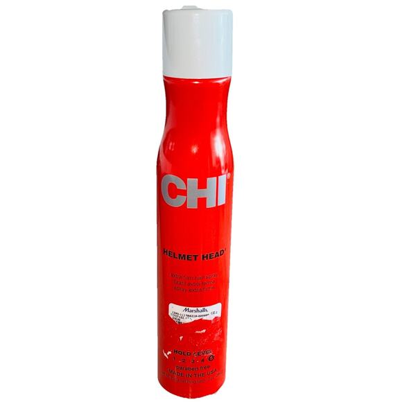 NEW CHI Helmet Head Extra Firm Hair Spray 10 oz Strongest Hold Paraben Free - Picture 1 of 4